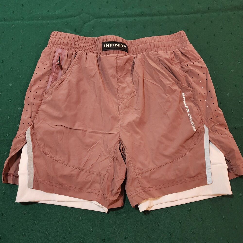 ALPHALETE ATHLETICS Men's Athletic Shorts Infinity Size Small
